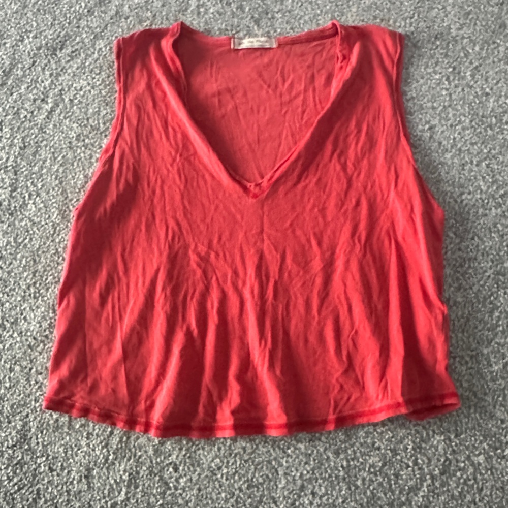 Free People Red Tank Top